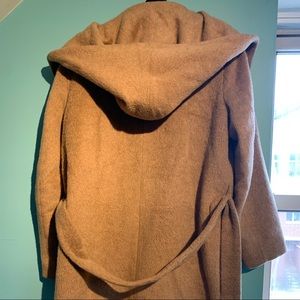 Zara Basic Mohair Wrap Coat.